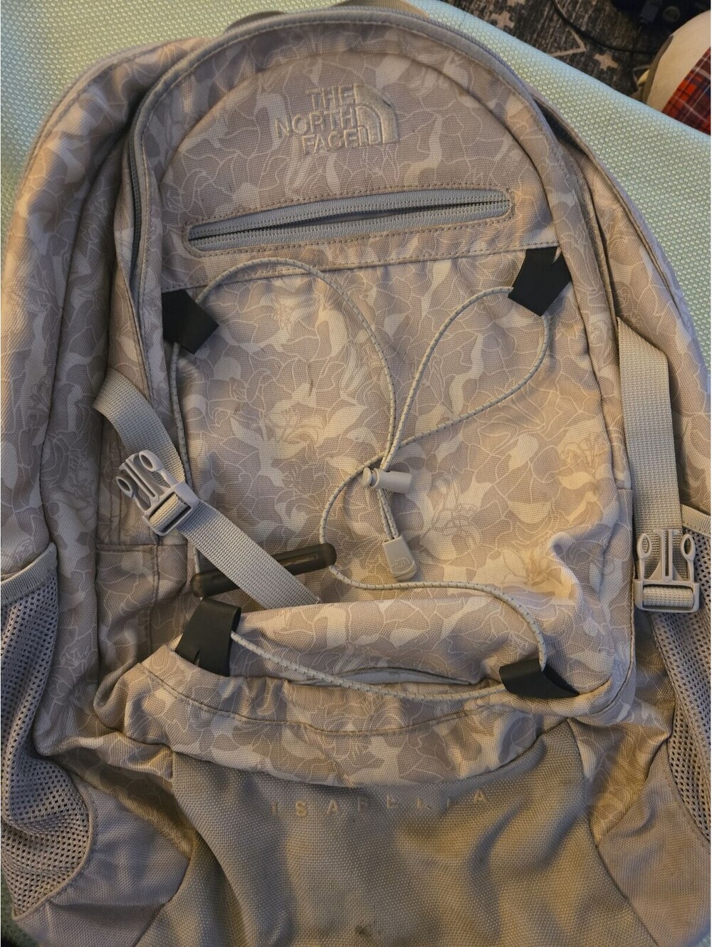 The North Face Isabella Women's Backpack Floral Pattern Gray - Picture 6 of 6